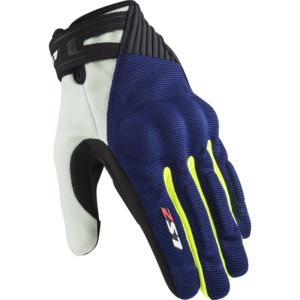 LS2 DART 2 MAN GLOVES BLUE H-V YELLOW XXL