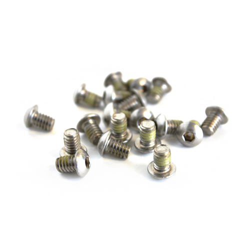 BIG GUN 1/4 x 20 x3/8 Base Plate Allen Screws (4pk) – Button Head (Silver)