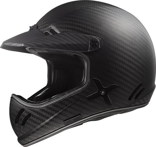 LS2 MX471 XTRA SINGLE MONO MATT CARBON M