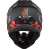LS2 MX436 Pioneer EVO ADVENTURER Matt Black Red XS - Image 3