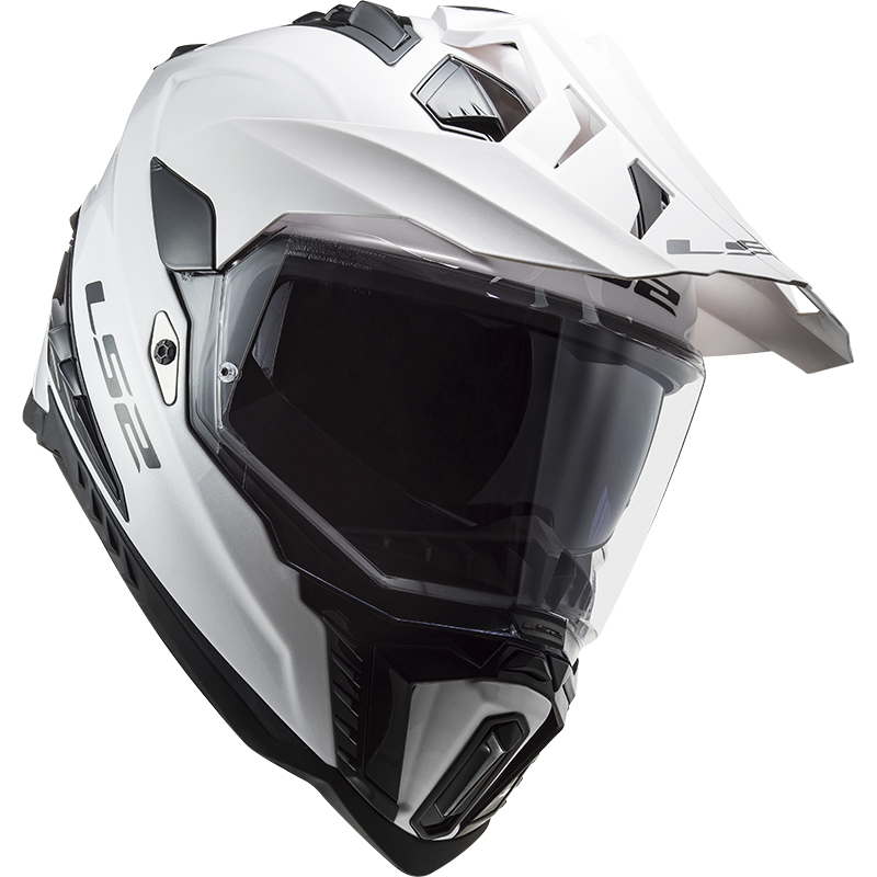 LS2 MX701 EXPLORER SOLID WHITE XS