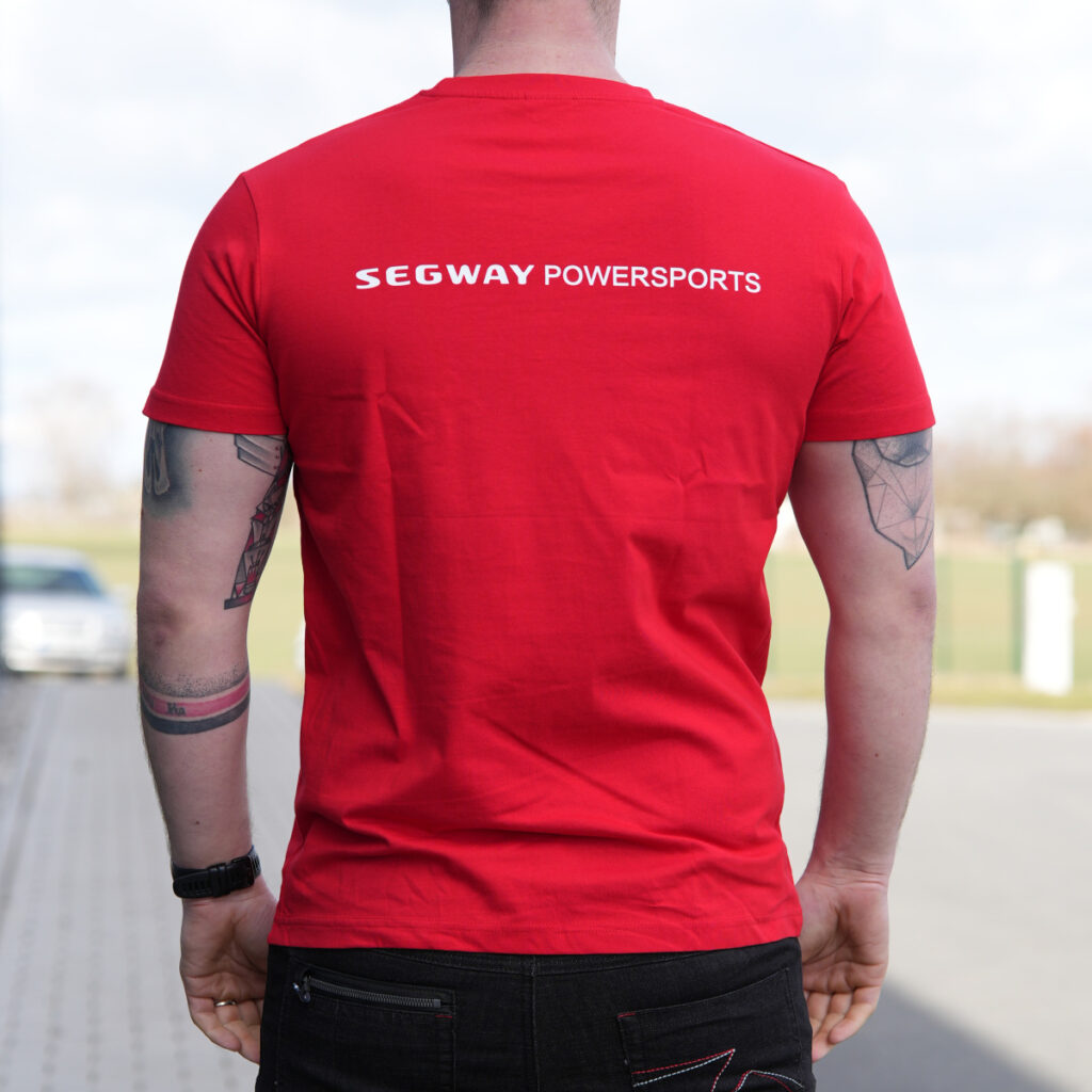 SEGWAY POWERSPORTS Red Men T-shirt L