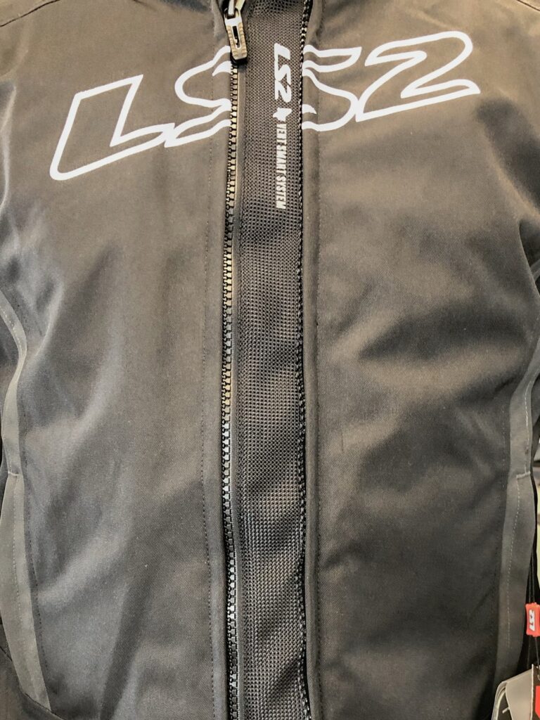 LS2 GATE LADY JACKET BLACK DARK GREY XXL