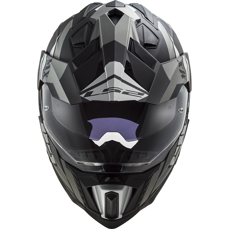 LS2 MX701 EXPLORER ATLANTIS MATT TITANIUM XL