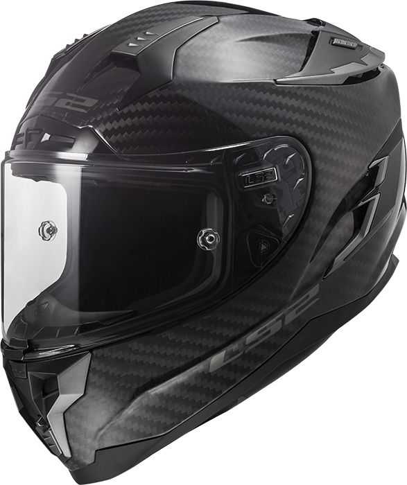 LS2 FF327 CHALLENGER C CARBON SOLID L