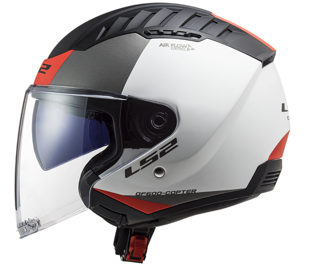 LS2 OF600 COPTER URBANE MATT WHITE RED S