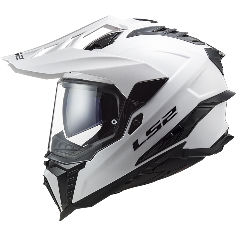 LS2 MX701 EXPLORER SOLID WHITE XS