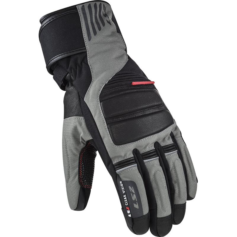 LS2 FROST MAN GLOVES BLACK GREY M