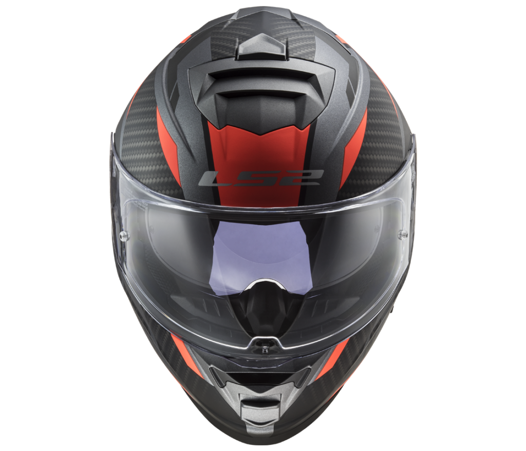 LS2 FF800 STORM RACER MATT TITANIUM FLUO L