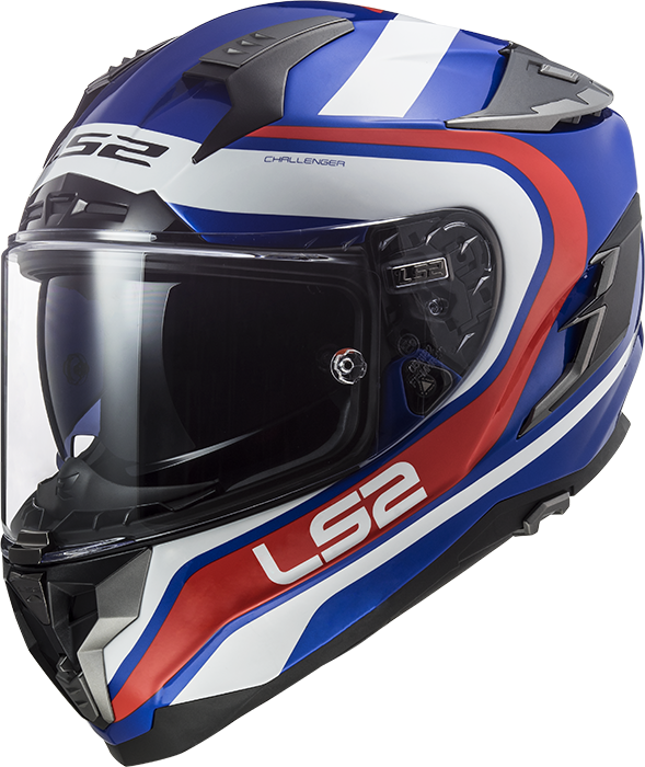 LS2 FF327 CHALLENGER FUSION BLUE RED XXL