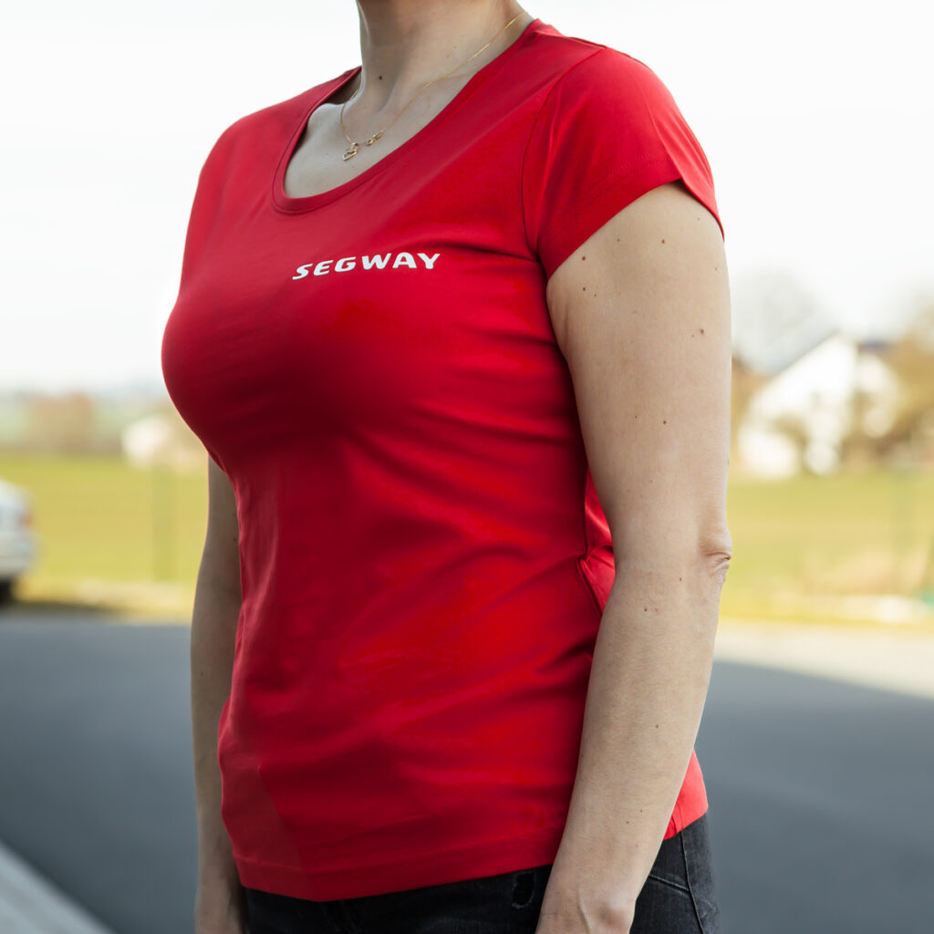 SEGWAY POWERSPORTS Red Women T-shirt S