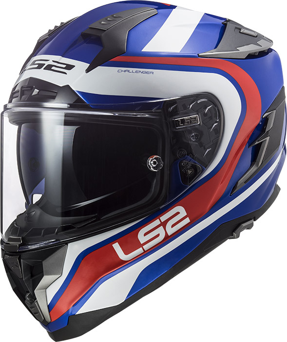 LS2 FF327 CHALLENGER FUSION BLUE RED XXL