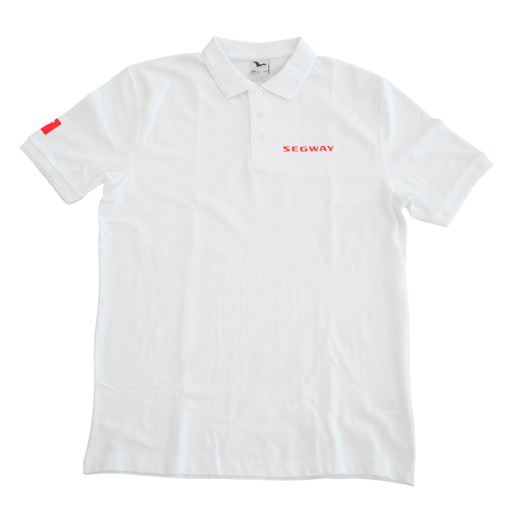 SEGWAY POWERSPORTS White Men Polo T-shirt L