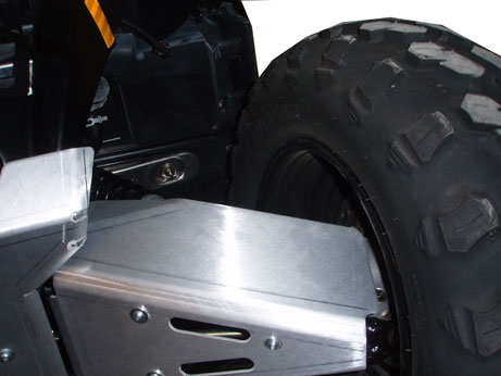 Ricochet ATV Polaris Sportsman XP550/850 2011-12, Skidplate Set with cover plate