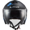 LS2 OF573 TWISTER II XOVER MATT BLACK BLUE XL - Image 6