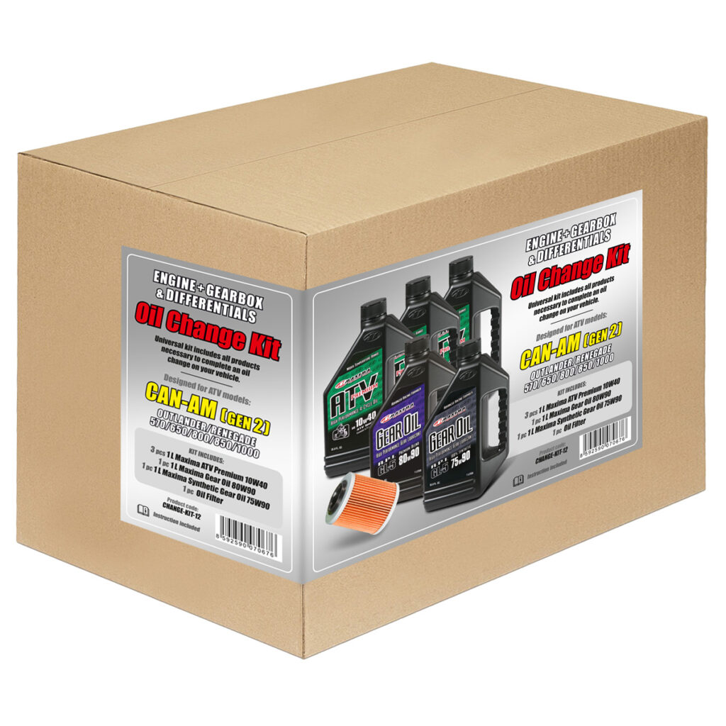 Oil change kit + diff., gearbox – CAN-AM Gen 2 Outlander+Renegade 570/650/800/850/1000