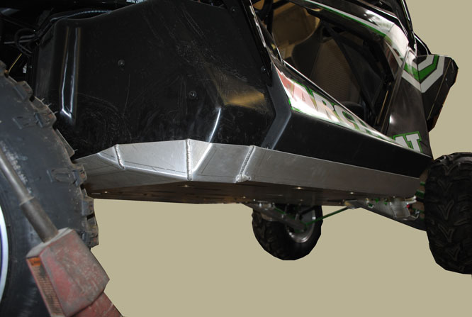 Ricochet ATV Arctic Cat Wild Cat 2013-16, Complete Skid Plate Set