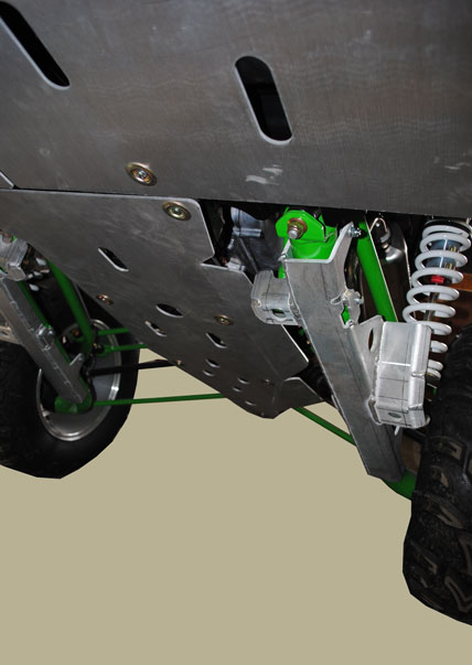 Ricochet ATV Arctic Cat Wild Cat 2013-16, Complete Skid Plate Set