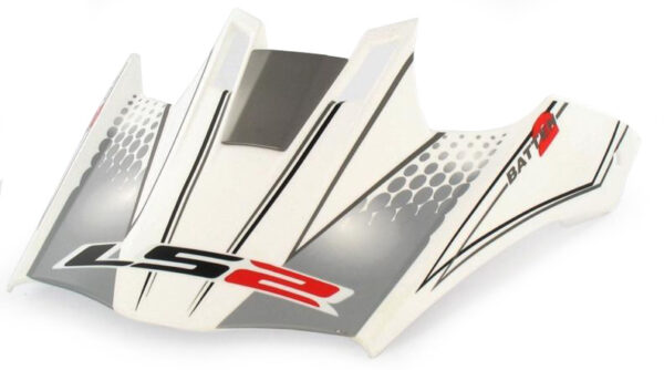 LS2 PEAK MX433 WHITE (BATTEN)