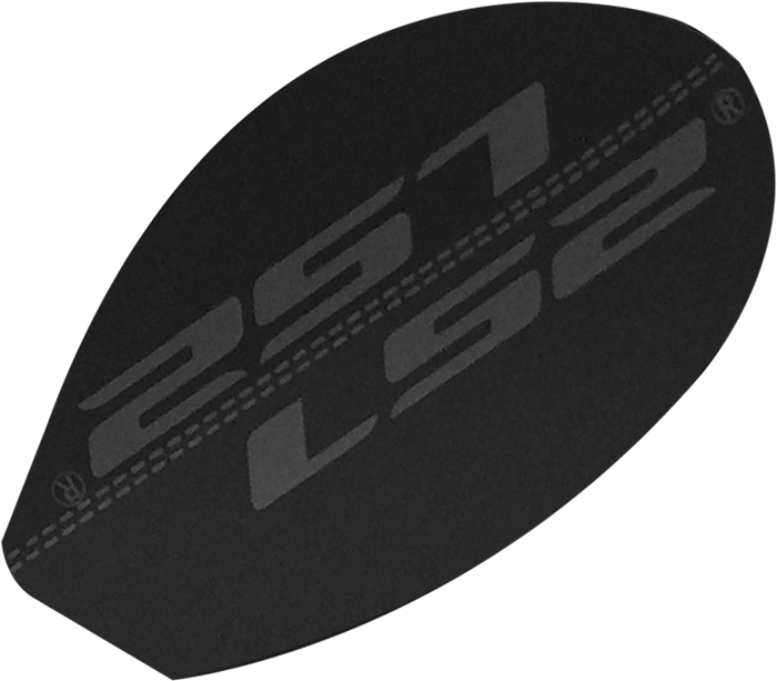 LS2 PLATE ALUMINUM CHIN BAR FF399 MATT BLACK