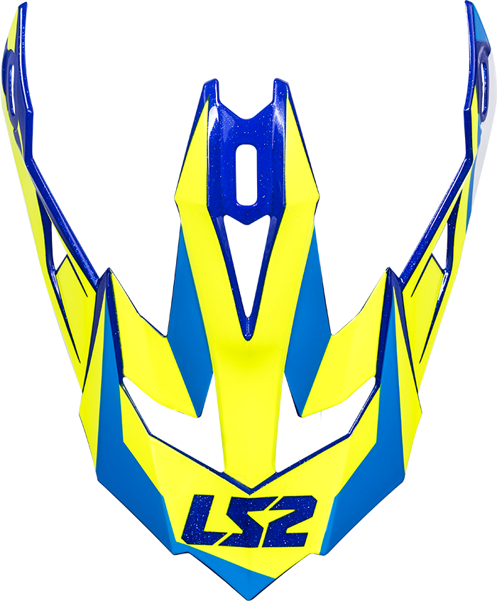 LS2 PEAK MX470 NIMBLE WHITE BLUE YELLOW
