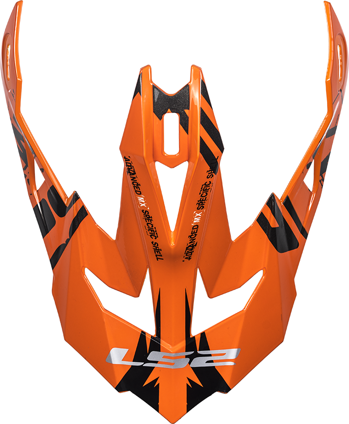 LS2 PEAK MX470 EMPEROR BLACK ORANGE