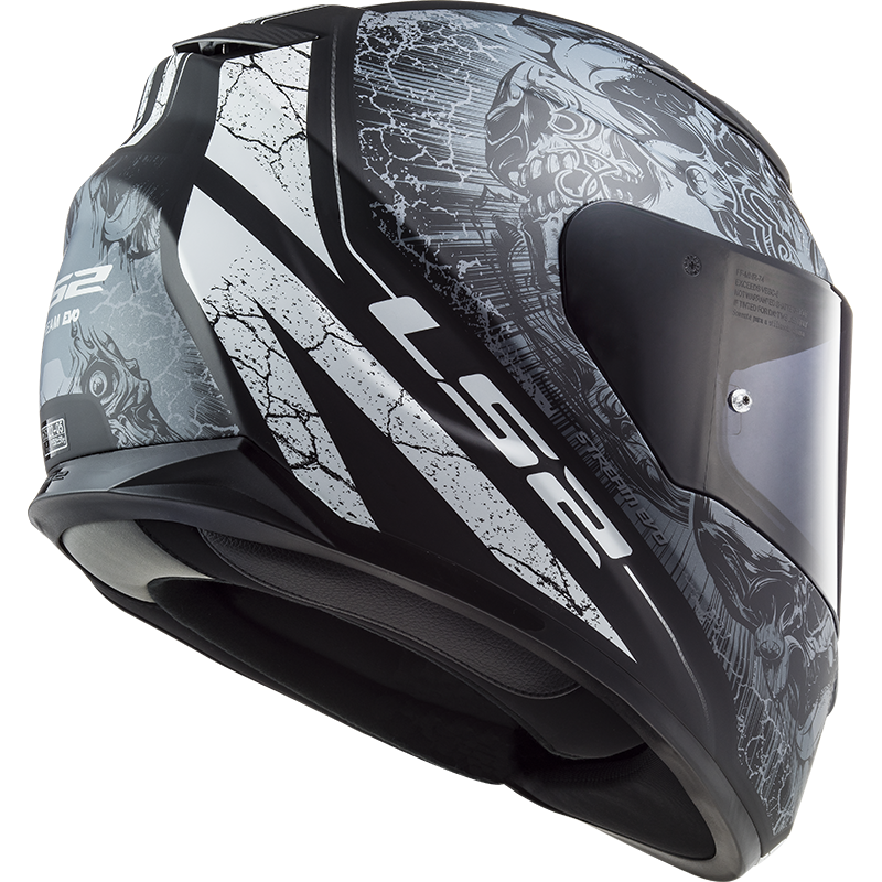 LS2 FF320 STREAM EVO THRONE BLACK TITANIUM M