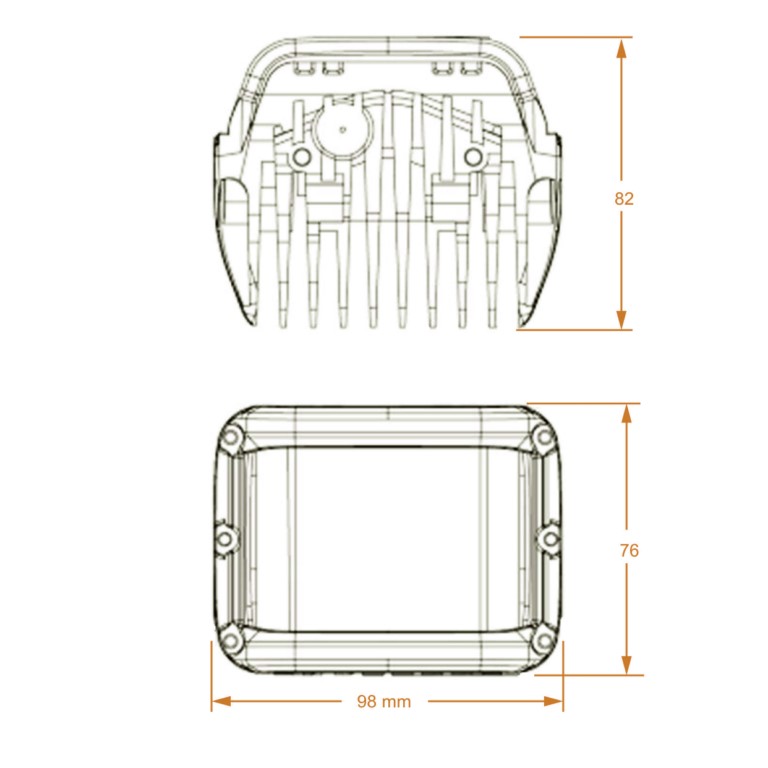SHARK LED Single Side Shooter, CREE LED, 45W set 2 kusy