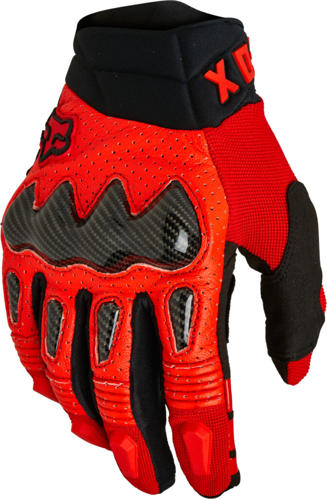 FOX Bomber Glove Ce – M, Fluo RED MX22