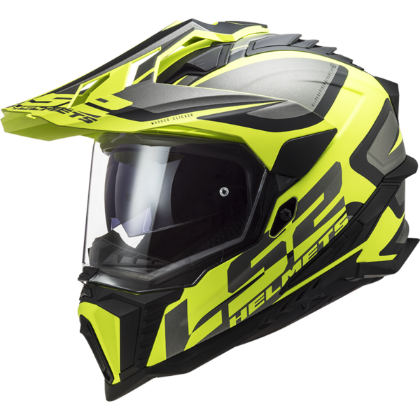 LS2 MX701 EXPLORER ALTER MATT BLACK H-V YELLOW 3XL