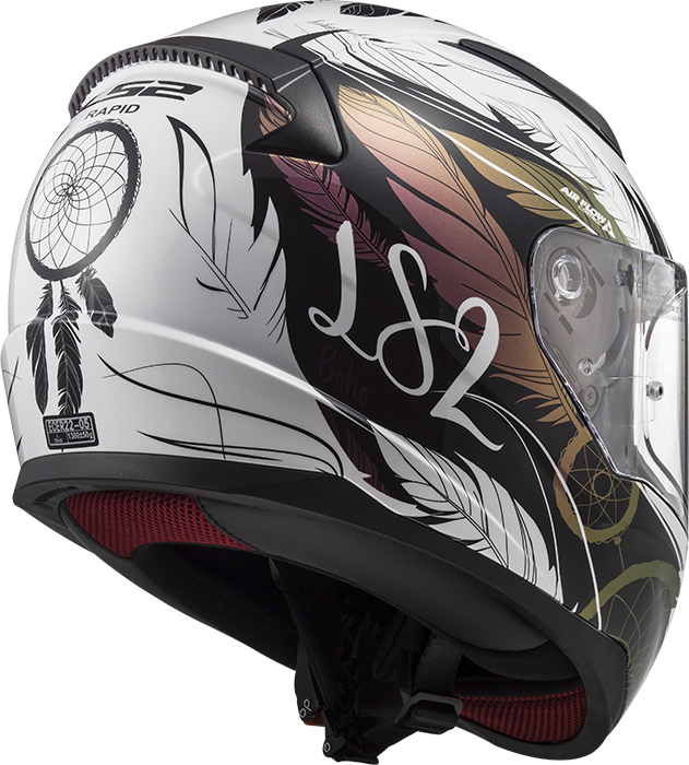 LS2 FF353 RAPID BOHO WHITE BLACK PINK S