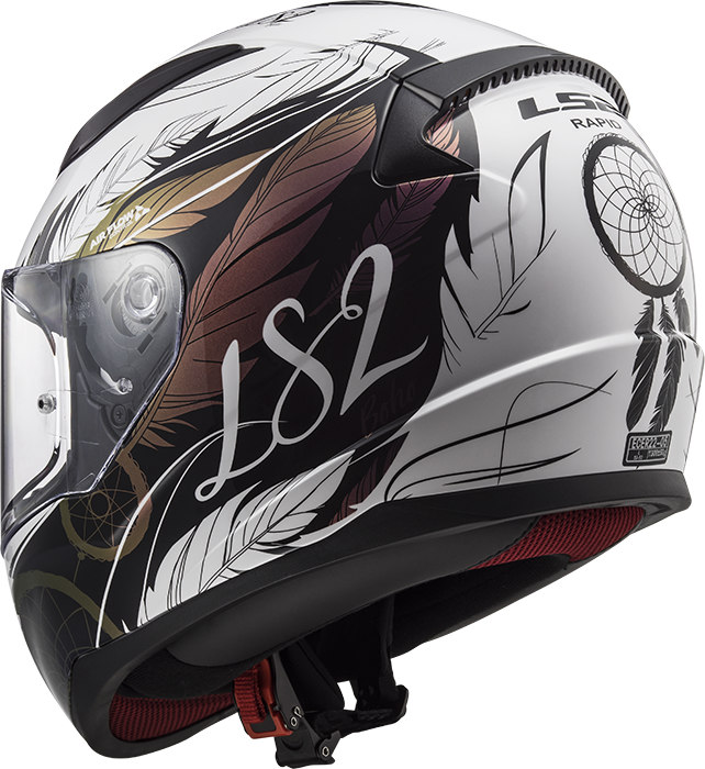 LS2 FF353 RAPID BOHO WHITE BLACK PINK S