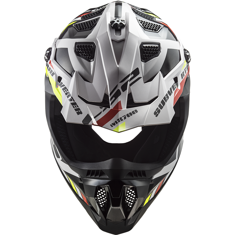 LS2 MX700 SUBVERTER STOMP WHITE BLACK M