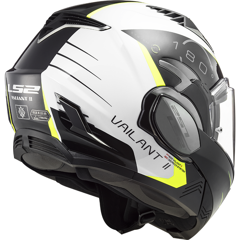 LS2 FF900 Valiant II CODEX White Black XL