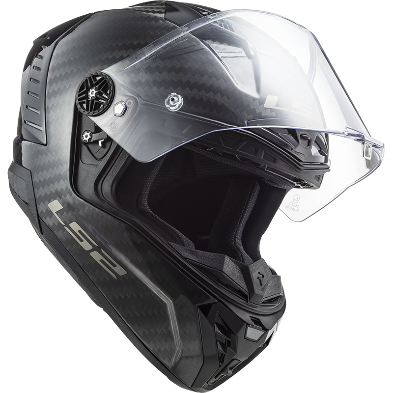 LS2 FF805 THUNDER GLOSS CARBON XS