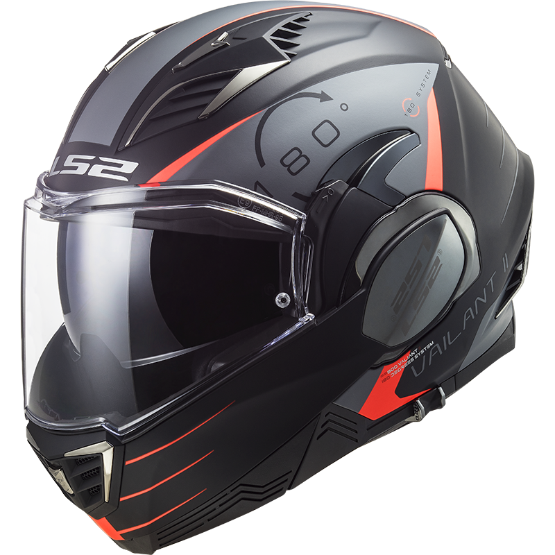 LS2 FF900 Valiant II CODEX Matt Black Titanium XXL