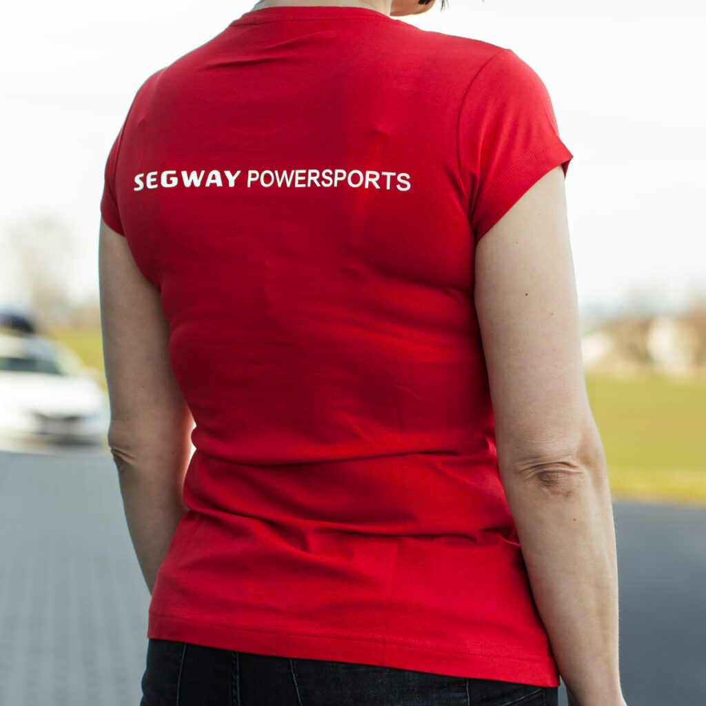 SEGWAY POWERSPORTS Red Women T-shirt S