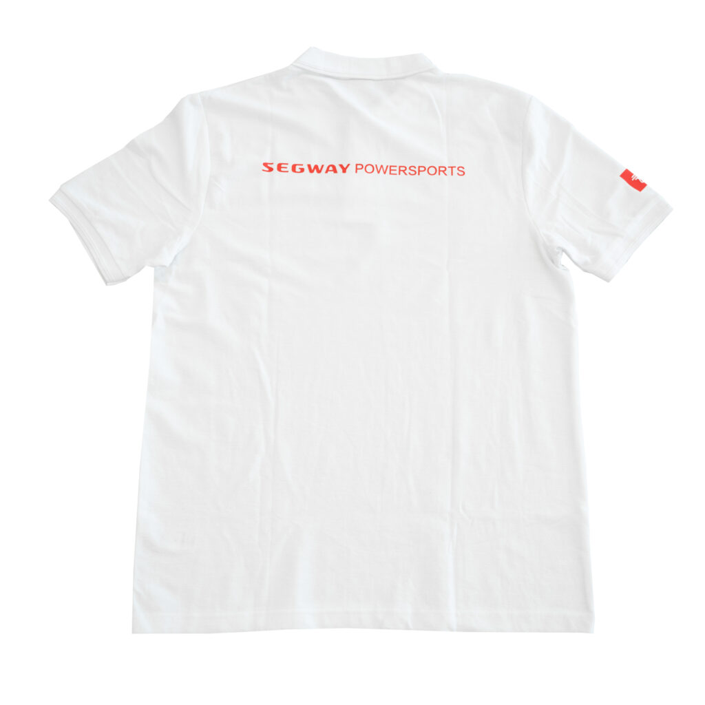 SEGWAY POWERSPORTS White Men Polo T-shirt L