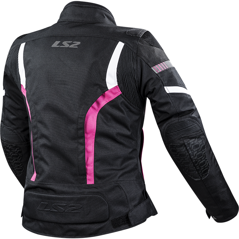 LS2 GATE LADY JACKET BLACK PINK XL