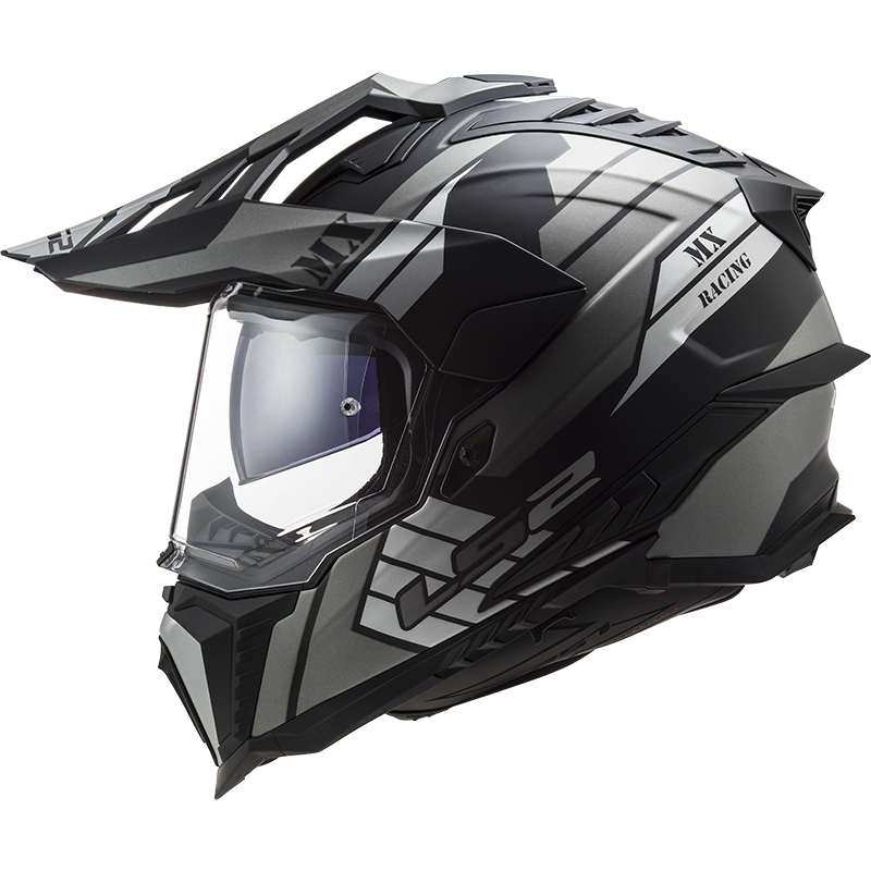 LS2 MX701 EXPLORER ATLANTIS MATT TITANIUM XL