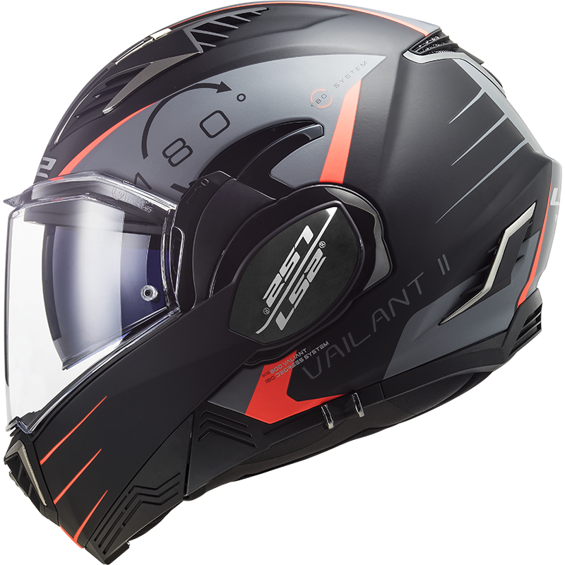 LS2 FF900 Valiant II CODEX Matt Black Titanium XXL