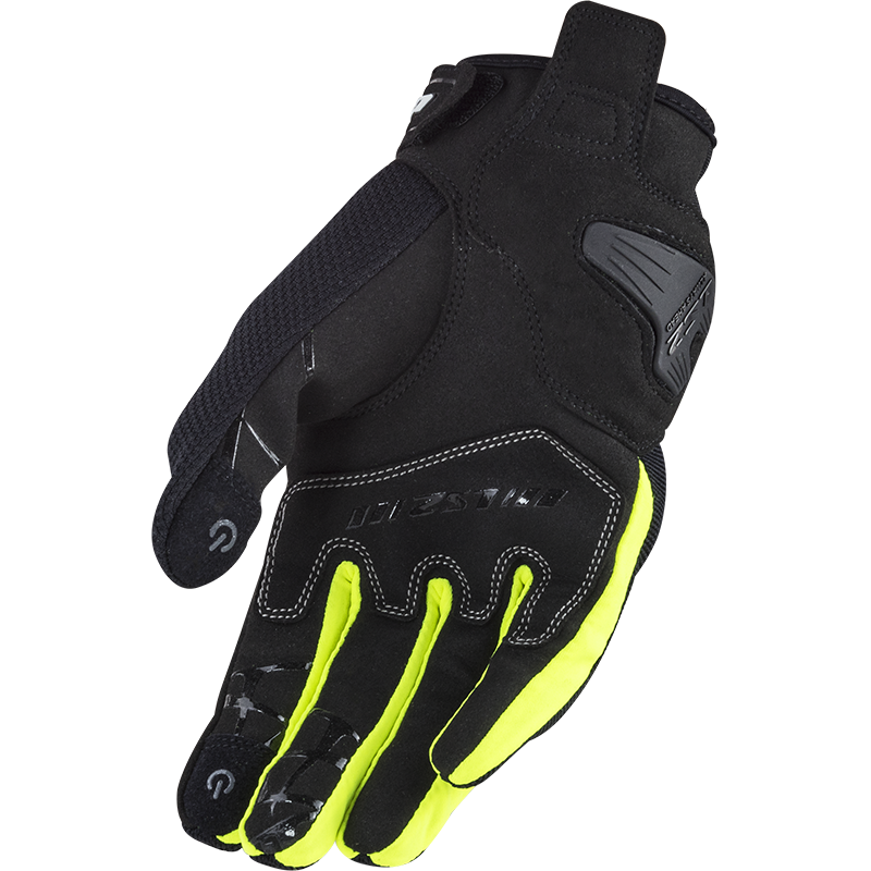 LS2 DART 2 MAN GLOVES BLACK H-V YELLOW