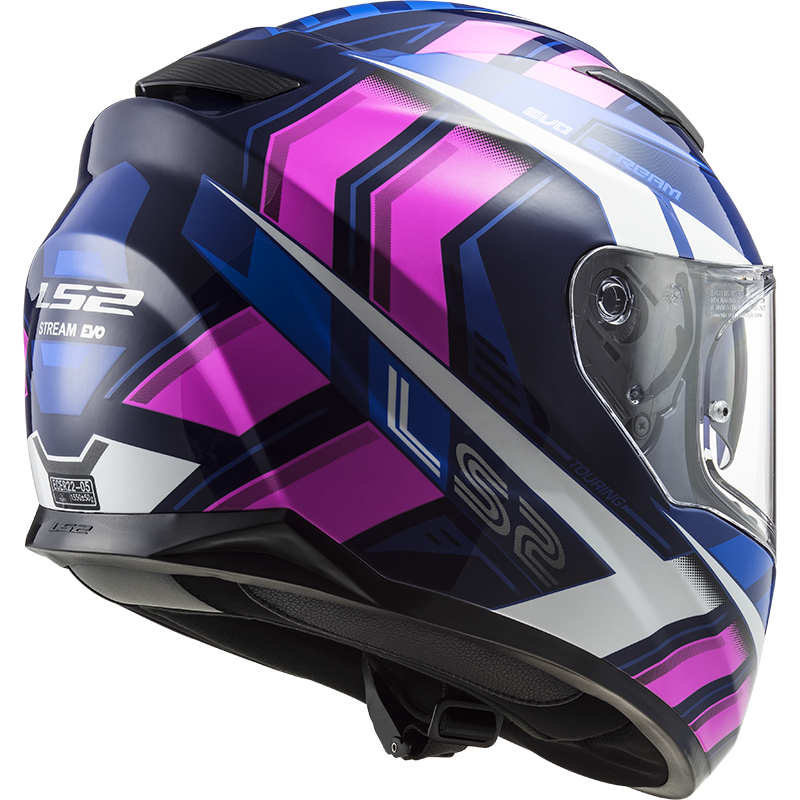 LS2 FF320 STREAM EVO LOOP BLUE FLUO PINK S