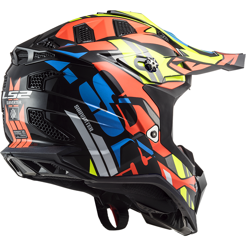 LS2 MX700 SUBVERTER RASCAL GL.BLACK FL.ORANGE