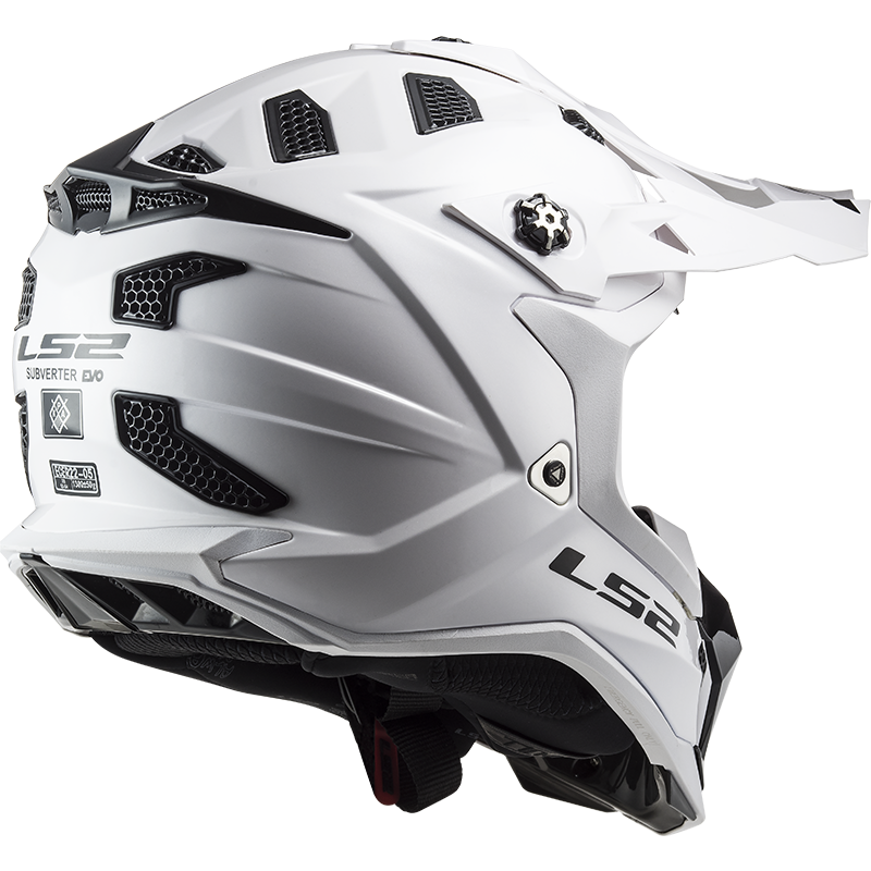 LS2 MX700 SUBVERTER SINGLE MONO GLOSS WHITE