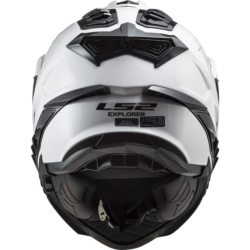 LS2 MX701 EXPLORER SOLID WHITE XXS