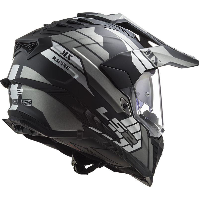 LS2 MX701 EXPLORER ATLANTIS MATT TITANIUM XL