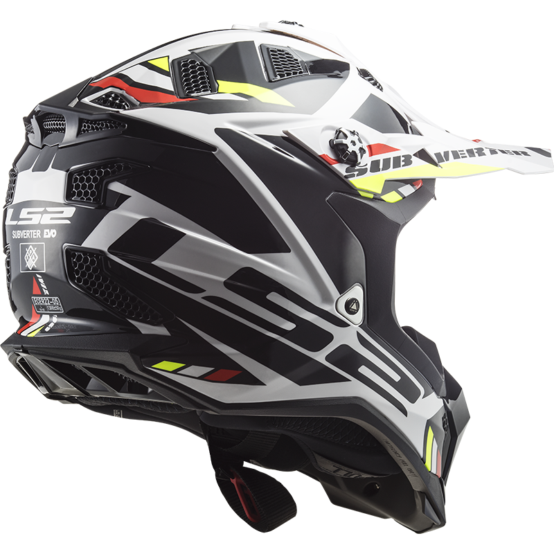 LS2 MX700 SUBVERTER STOMP WHITE BLACK M