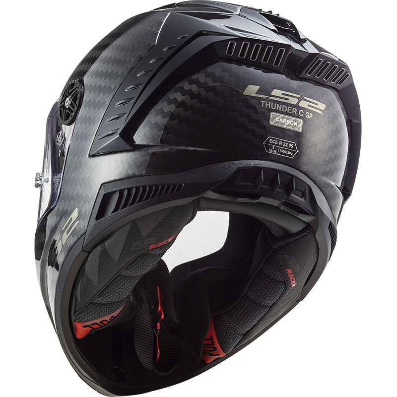 LS2 FF805 THUNDER CARBON RACING FIM 2020 XS