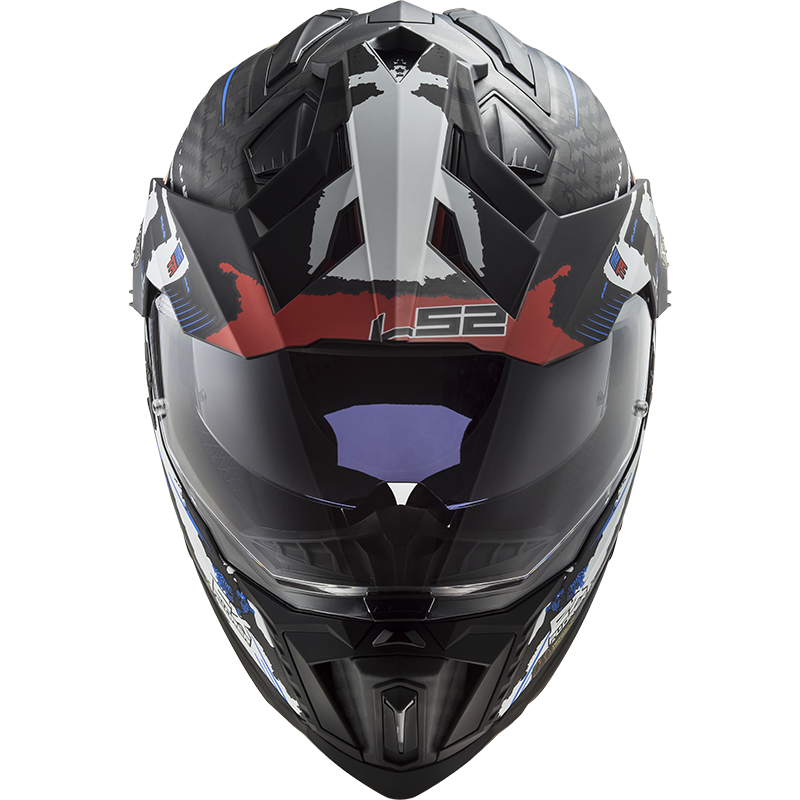LS2 MX701 Explorer C EXTEND Matt Red XXL